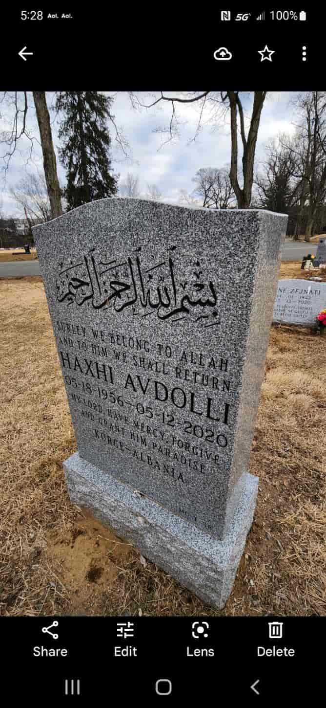 islamic headstone